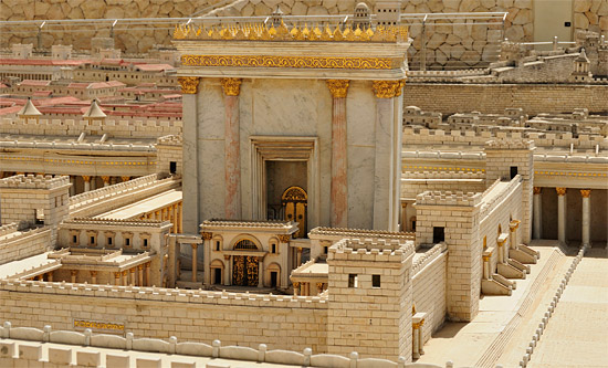 Der Zweite jüdische Tempel als Modell im Israel Museum. (© Matthias Hinrichsen)