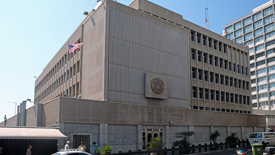 Gleich neben der US-Botschaft in Tel Aviv wird ein neues Kempinski errichtet. (Foto: Matthias Hinrichsen)