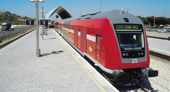 Deutsche Doppelstockwagen sind seit einigen Jahren in Israel im Einsatz. (Foto: Bombardier)