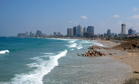 Erholung am Strand in Tel Aviv. (Foto: M. Hinrichsen)