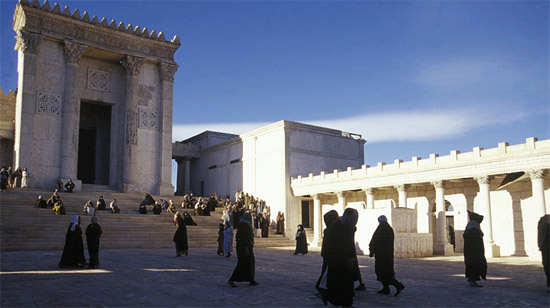 Der Zweite Tempel in Jerusalem. (Foto: 3sat/ZDF)
