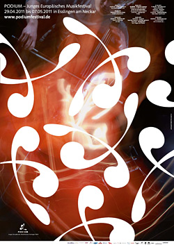 Das Plakat zum PODIUM Festival. (Entwurf: Marc Engenhardt) Das Plakat zum PODIUM Festival. (Entwurf: Marc Engenhardt)