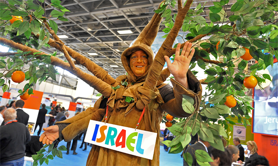 Israel bringt wie im Vorjahr die Sonne und leckeren, frisch gepressten Orangensaft mit zur ITB nach Berlin. (Foto: ITB)