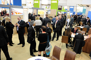 Wohlfühlatmosphäre auf dem neu entwickelten Israel-Messestand. (Foto: IM)