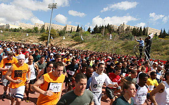 Der 1. Jerusalem Marathon hat begonnen! (Foto: Veranstalter)
