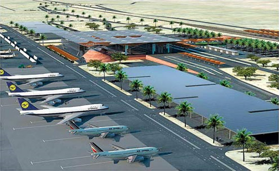 Illustration des neuen Timna International Airport. (© Israelisches Transportministerium)