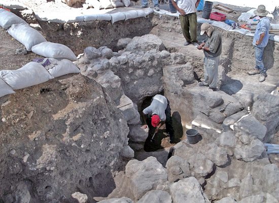 Schon lange vermuteten Forscher Siedlungen in dieser Region. Jetzt erst konnten sie eine davon nachweisen. (© Israel Antiquities Authority)