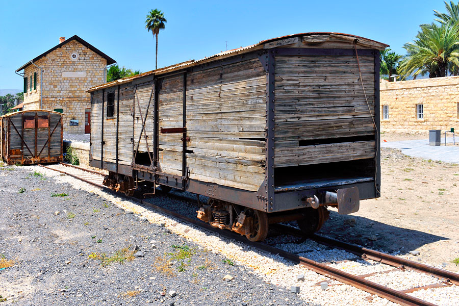 Historischer Bahnhof von Tzemach am See Genezareth. (© Matthias Hinrichsen)