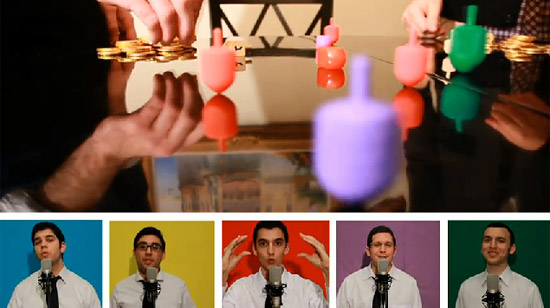 Über sechs Millionen Mal wurde das Chanukka-Video "Candlelight" von den Maccabeats schon angeklickt. (Videoausschnitt)