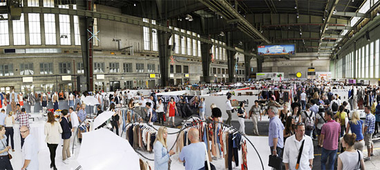 Aktuelle Produkte führender Design-Marken werden auf der "Bread & Butter" in Berlin präsentiert. (© Meduasa)