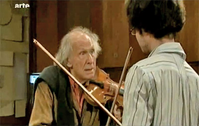 Ivry Gitlis, französisch-israelische Geigenlegende des 20. Jahrhunderts. (© Arte)