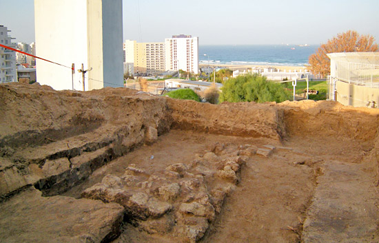 Überreste einer Festungsanlage zur Zeit des Propheten Jona. (© Israelische Altertumsbehörde)