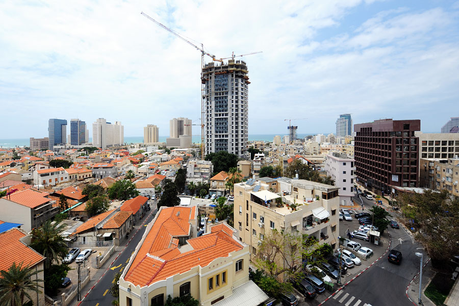 Trotz Bauboom sind in Tel Aviv die Hotelzimmer knapp. (© Matthias Hinrichsen)