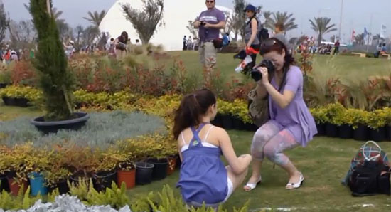 Die erste große Blumenausstellung in Haifa nach 15 Jahren lockt zehntausende Besucher an. (Videoausschnitt)