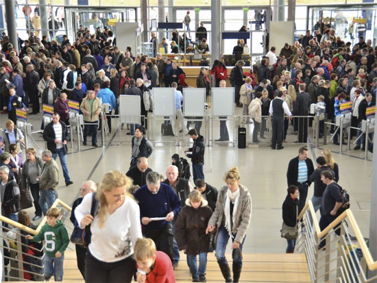 Mehrere Zehntausend Besucher werden auf der Touristik & Caravaning vom 21. bis 25. November in Leipzig erwartet. (© Hendrik Meyer/Messe Leipzig)