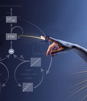Der fühlende Finger wird getestet. (© Weizmann-Institut)