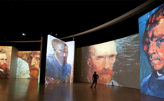 Selbstportraits des Malers Vincent van Gogh. (© Van Gogh Alive)
