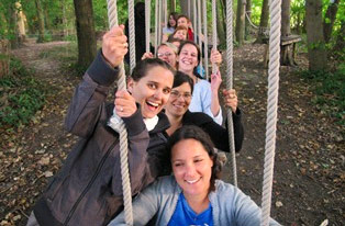 Die Teilnehmerinnen und Teilnehmer der Fortbildung für deutsch-israelischen Jugendaustausch. (© Con Act)