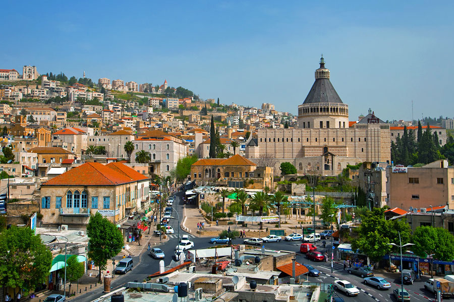 Start des Gospeltrails ist in Nazareth. (© Dafna Tal/IMOT)