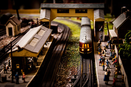 Im renovierten historischen Bahnhof in Jerusalem gibt es eine Modelleisenbahn-Ausstellung. (© Bimot)