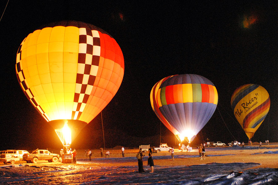 Balloon Festival im Timna-Park, Israel. (© Gershom ben Amos/GPO)