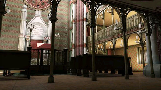Der Film erzählt in eindrucksvollen Bildern und cineastischen Inszenierungen die Geschichte der Synagogen. (© d/WDR)
