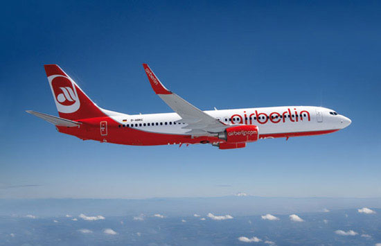 Airberlin fliegt 14 Mal von Deutschland und drei Mal von Österreich pro Woche nach Israel ab April 2014. (© Airberlin)