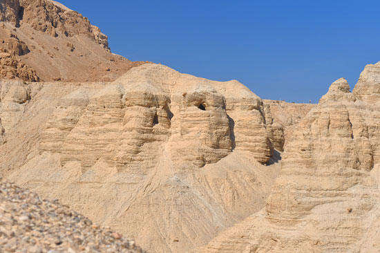"Die Schatzkarte vom Toten Meer": In den Höhlen von Qumran wurden antike Schriftrollen gefunden. (© Matthias Hinrichsen)
