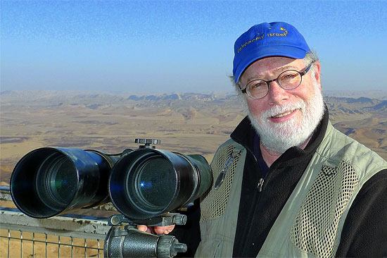 Ira Machefsky ist der "Sternenmann" in Mitzpe Ramon. (© Ira Machefsky)