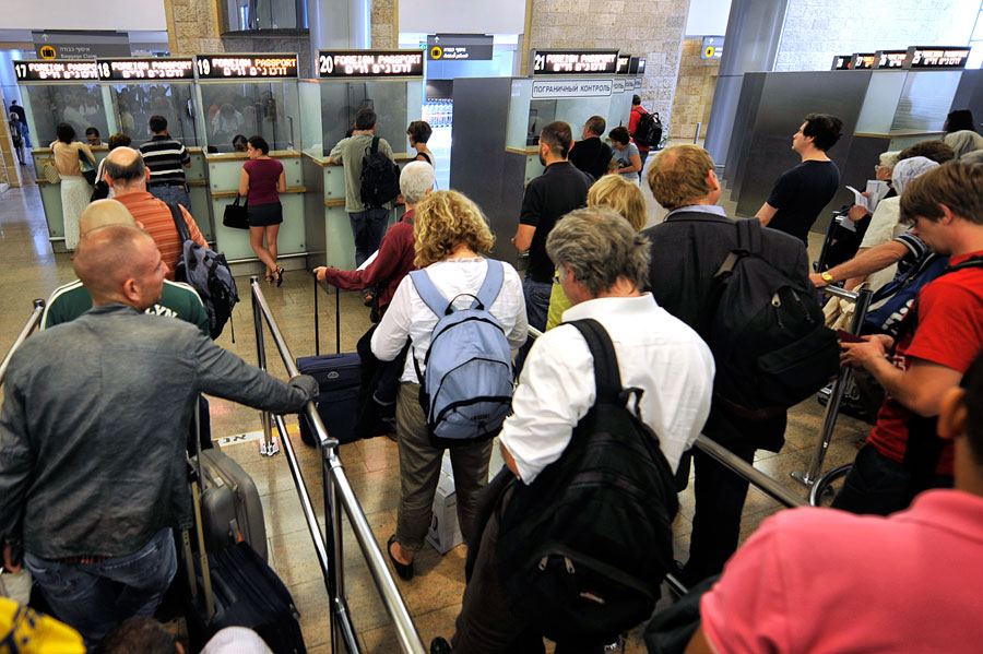 Passkontrolle Flughafen Ben Gurion