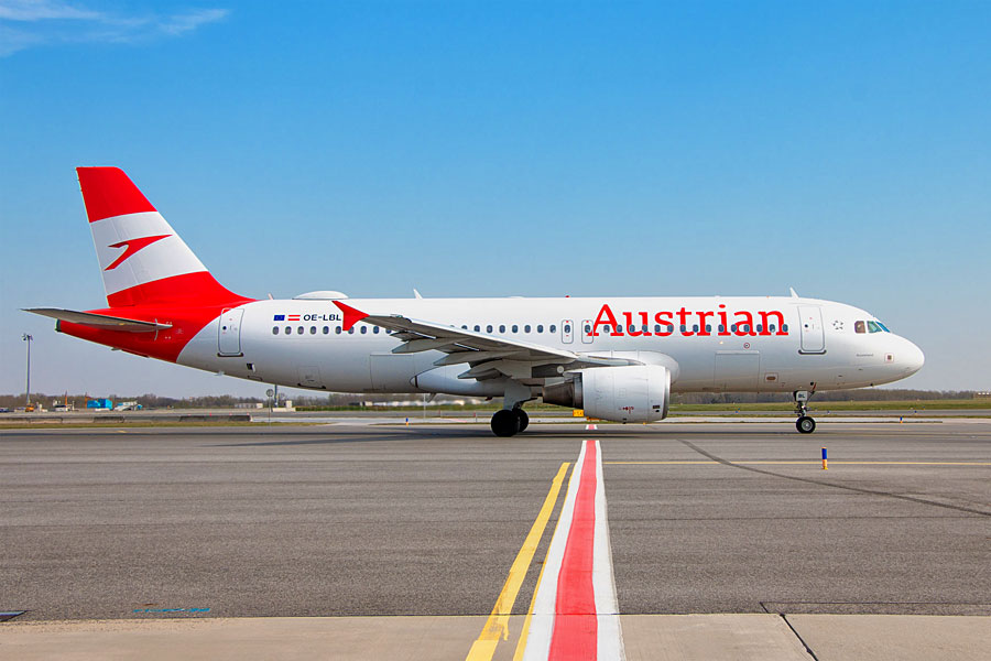Airbus A320 der Austrian Airlines