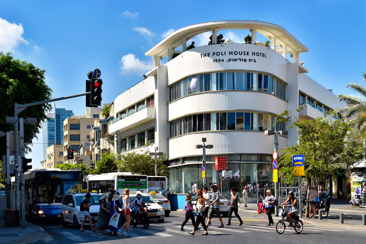 Bauhaus-Gebäude in Tel Aviv