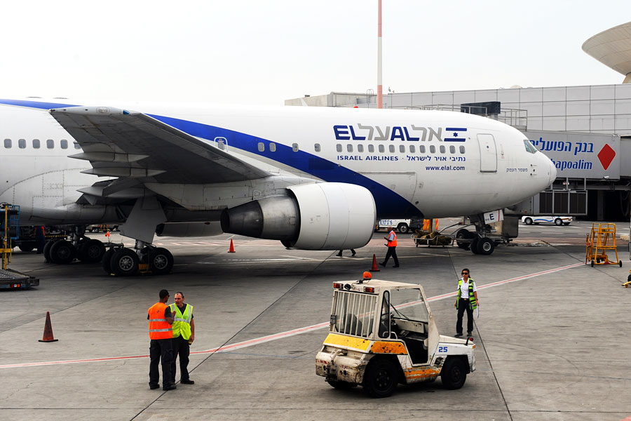 Flugzeug der israelischen El Al