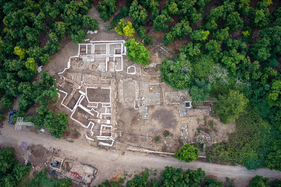 Tel Kabri Ausgrabungen 2019 Übersicht.