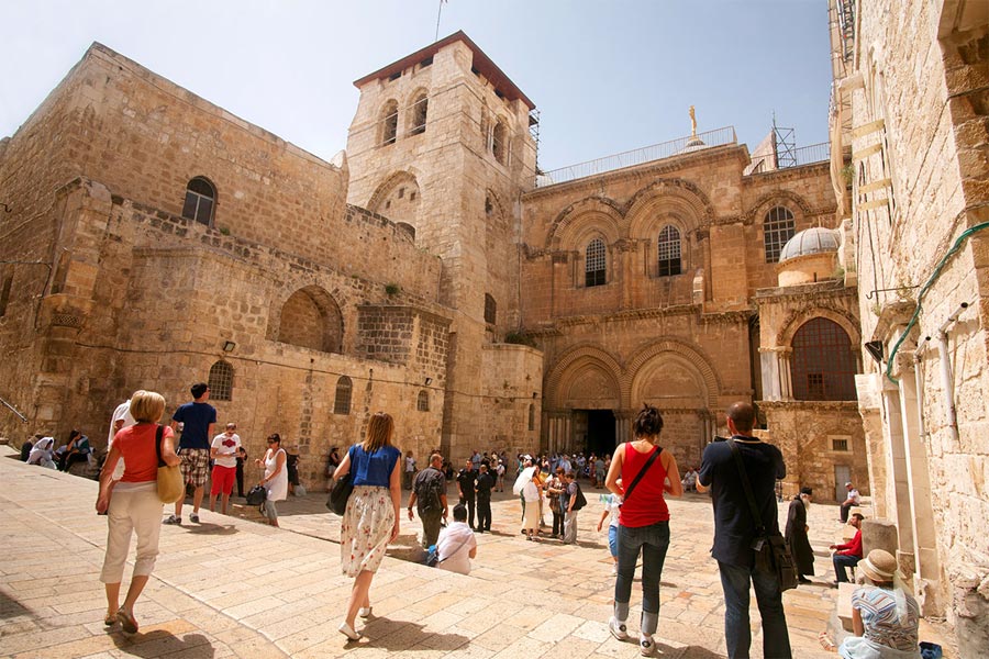 Die bedeutendste Kirche der Welt: die Grabeskirche in Jerusalem.
