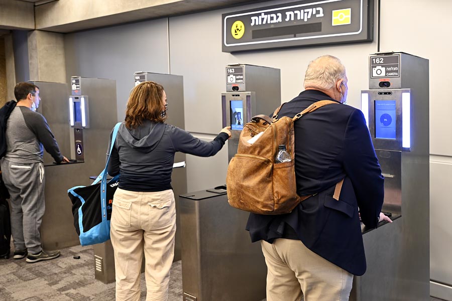 Automat für Aufenthaltsticket in Israel