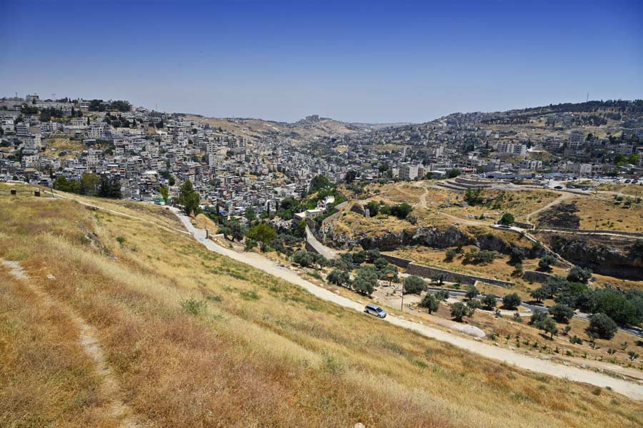 Kidrontal Ausgang Jerusalem