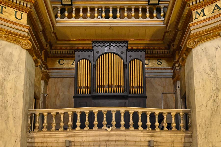 Die Orgel in der Kirche Stella Maris Haifa